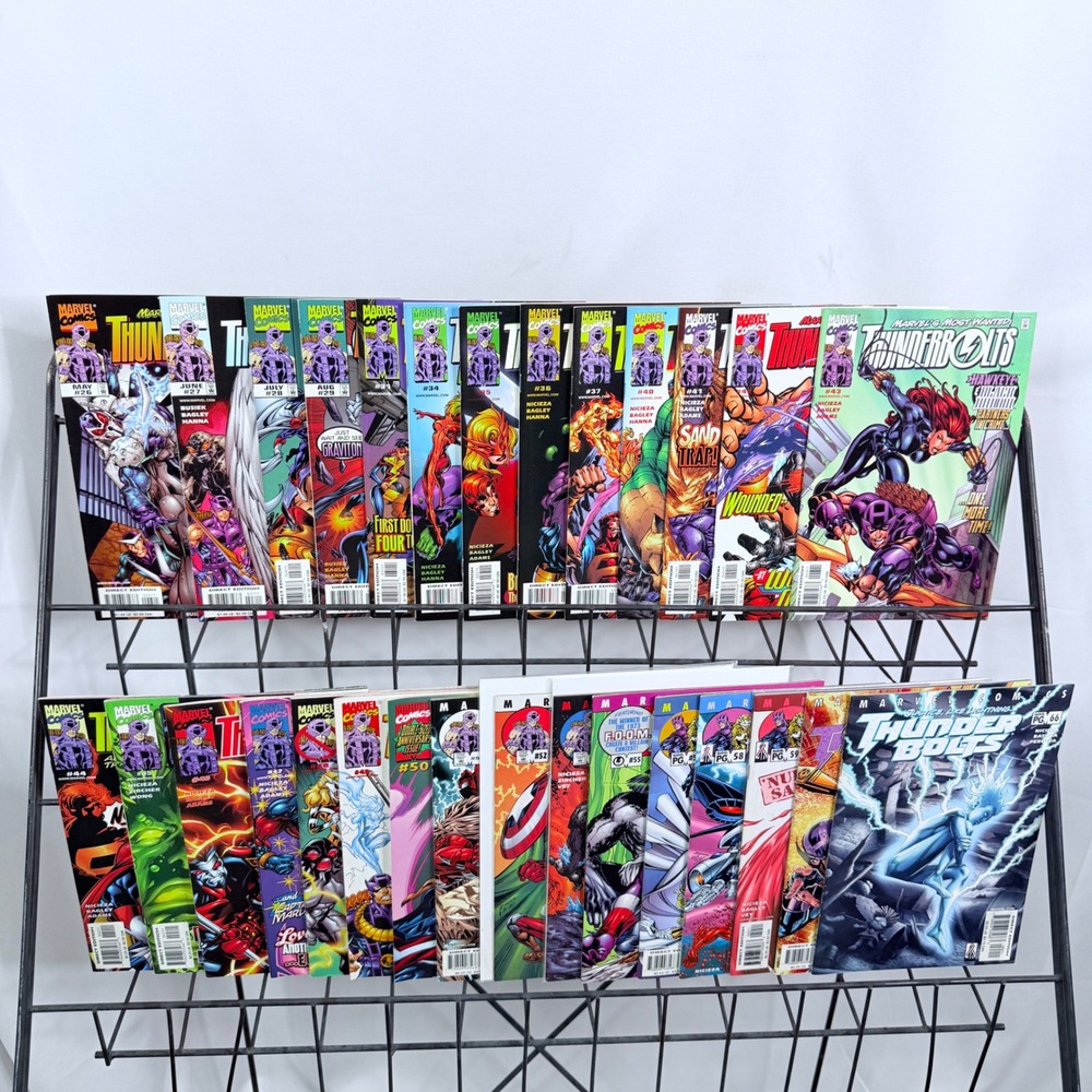 Marvel Thunderbolts 27-29 31 34-37 40-53 55 56 58 59 65 66 Lot Bagley Nicieza